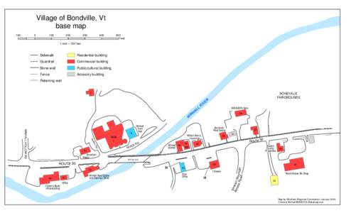 Village of Bondville, Vt base map 100 0