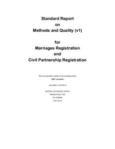 Microsoft Word - Quality Report - MarriagesCivil Partnerships Registration_Annual