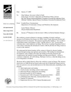 Microsoft Word - CCWD and OED Federal Stimulus Memo[removed]doc