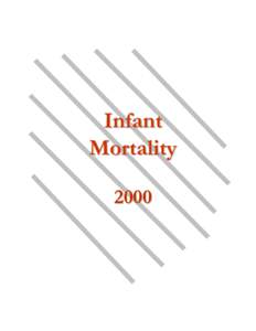 Infant Mortality 2000 Infant Mortality Highlights Recent