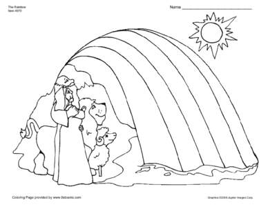 The Rainbow Coloring Page