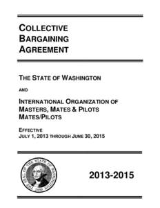 COLLECTIVE BARGAINING AGREEMENT THE STATE OF WASHINGTON AND