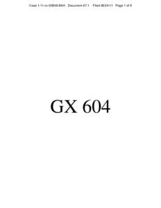 GX 604: Directions Research, Inc. Survey Results & Questionnaire: U.S. v. H&R Block, Inc., et al.