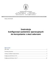 AKADEMIA MORSKA W SZCZECINIE ul. W ał y Chro bre goS zc zec in tel efo n (+  fax (+75 ww w. am. sz cz ec in. pl