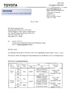 Hatchbacks / Toyota / Pontiac Vibe / NUMMI / Toyota Canada Inc. / Toyota Racing Development / Transport / Private transport / Compact cars