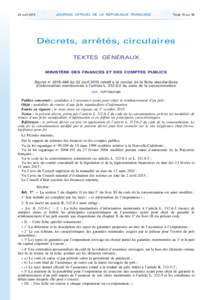 Journal officiel de la République française - N° 96 du 24 avril 2015