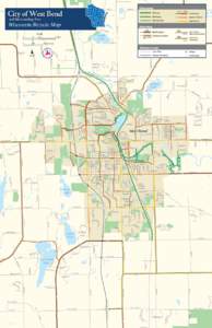 West Bend Bicycle Map - WisDOT