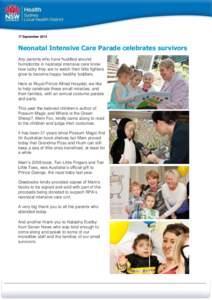 Neonatal intensive care unit / Medicine / Health / Mem Fox