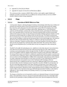 Public Draft, Bay Delta Conservation Plan: Chapter 5, Effects Analysis