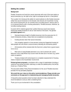 Real estate / Real property law / Landlord–tenant law / English property law / Assured tenancy / Lease / Council house / Residential Tenancies Act / Agricultural Tenancies Act / Law / Property / Renting