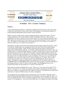Microsoft Word - november 2010 Climate Summary.doc