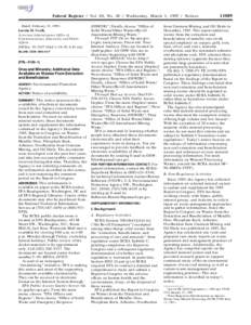 Federal Register / Vol. 60, No[removed]Wednesday, March 1, [removed]Notices Dated: February 15, 1995. Loretta M. Ucelli, Associate Administrator, Office of Communications, Education, and Public Affairs.