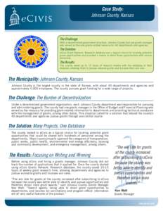 Case Study: Johnson County, Kansas e Civis The Challenge