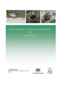 King Island Biodiversity Management Plan