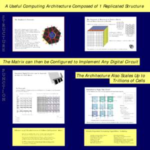 A Useful Computing Architecture Composed of 1 Replicated Structure S T R U C