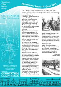 Cottenham Village Design Group  COTTENHAM