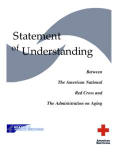 Statement of Understanding Between The American National Red Cross and The Administration on Aging