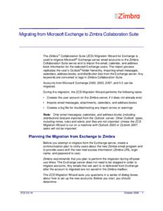 Email / Zimbra / ZCS / Microsoft Exchange Server / Message transfer agent / Microsoft Outlook / Email client / Messaging Application Programming Interface / Mail / Software / Computer-mediated communication / Computing