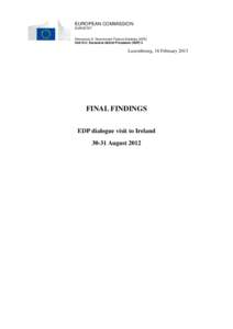 Public finance / Central Bank of Ireland / Economic history of Greece / Greek Financial Audits /  2009-2010 / Ireland / Eurostat / National Asset Management Agency