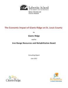 The Economic Impact of Giants Ridge on St.  Louis County