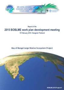 Report of theBOBLME work plan development meeting 19 February 2015 • Bangkok Thailand  Bay of Bengal Large Marine Ecosystem Project