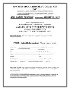 Geography of the United States / Kiwanis / Valley City /  North Dakota / Kaleen /  Australian Capital Territory