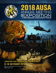 2018 AUSA ANNUAL MEETING AND