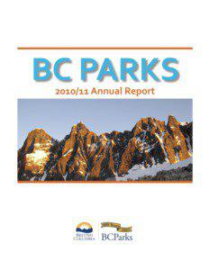 Table of Contents ABOUT BC PARKS ........................................................................................................................................................................ i BC PARKS PRINCIPLES ................................................................................................................................................................ iv