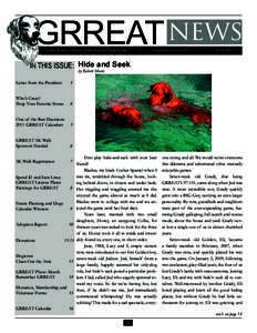 GRREAT NEWS Golden Retriever Rescue, Education and Training, Inc •  September/October 2010