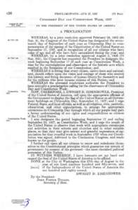 c56  PROCLAMATIONS—AUG. 27, 1957 CITIZENSHIP  August 27, 1957