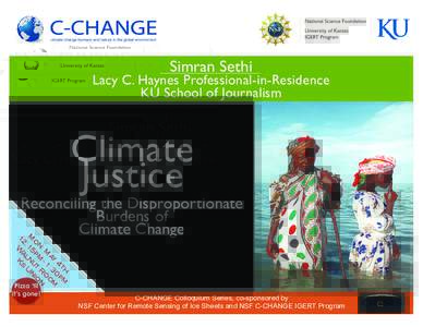 Simran Sethi  Lacy C. Haynes Professional-in-Residence KU School of Journalism  Climate