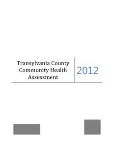 Transylvania County Community Health Assessment