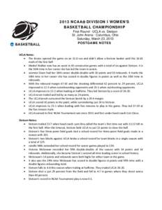 Microsoft Word[removed]Postgame Notes UCLA-Stetson