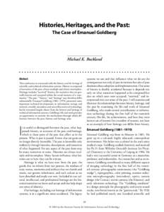 Human–computer interaction / Hypertext / Science / Emanuel Goldberg / Jewish surnames
