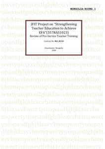 Right to education / Education in Mongolia / Human rights education / Teacher education / Education reform / Teacher / Inclusion / Special education in the United States / Education in Somalia / Education / Education policy / Philosophy of education