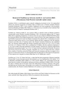 Year of birth missing / Western Australian Herbarium / Nuytsia / FloraBase / Declared Rare and Priority Flora List / Phrymaceae / Pilbara / State Herbarium of South Australia / Flora of Australia / States and territories of Australia / Western Australia / Herbaria