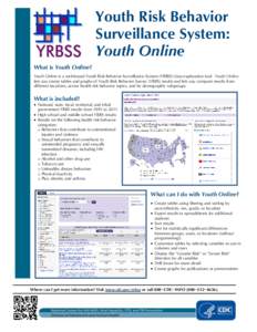 Youth Risk Behavior Surveillance System:  Youth Online