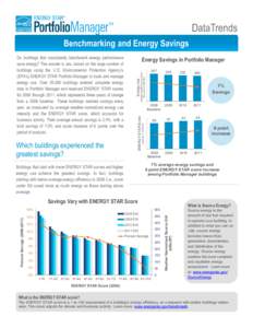 DataTrends Benchmarking and Energy Savings