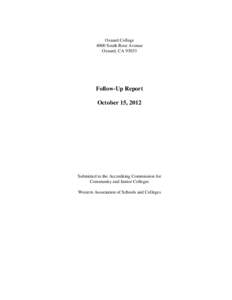 Education / San Diego City College / California Community Colleges System / Accrediting Commission for Community and Junior Colleges / Oxnard College