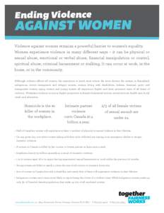 Feminism / Abuse / Behavior / Family therapy / Domestic violence / Violence against women / Workplace violence / Sexual harassment / Epidemiology of domestic violence / Gender-based violence / Ethics / Violence