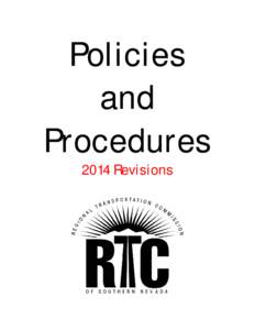 Policies and Procedures 2014 Revisions  FOREWORD