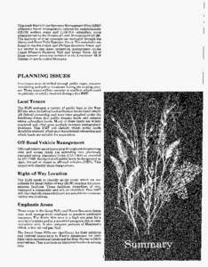 Protected areas of the United States / United States / Land management / Bureau of Land Management / Wildland fire suppression / Area of Critical Environmental Concern / Off-roading / Wilderness study area / Public land / Environment of the United States / Conservation in the United States / United States Department of the Interior