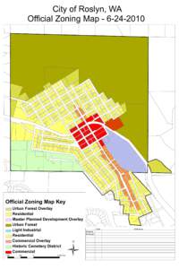 City of Roslyn, WA Official Zoning MapOfficial Zoning Map Key  1,000