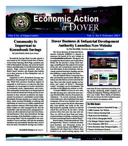 Economic Action of DOVER Our City of Opportunity  Community Is