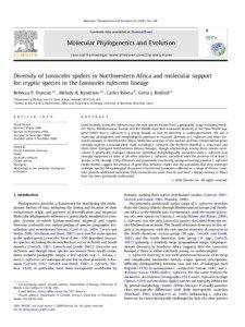 Molecular Phylogenetics and Evolution[removed]–248  Contents lists available at ScienceDirect