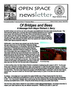 OPEN SPACE  newsletter Mayor Richard J. Berry