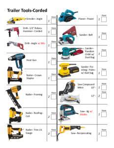 Drywall / Nail / Drill / Screw / Nine Inch Nails / Shovel / Framing / Technology / Woodworking / Nail gun