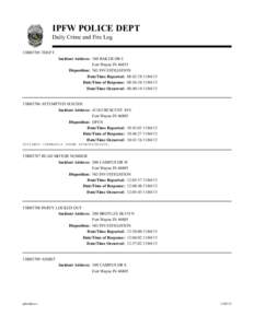 Fort Wayne metropolitan area / Fort Wayne /  Indiana / Indiana University – Purdue University Fort Wayne / Geography of the United States / Geography of Indiana / Indiana / Midwestern Intercollegiate Volleyball Association