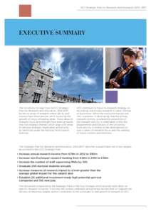 UCC Strategic Plan for Research and Innovation 2013–2017  EXECUTIVE SUMMARY The University College Cork (UCC) Strategic Plan for Research and Innovation, [removed],