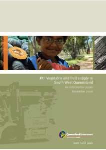 Vegetable and fruit supply to South West Queensland: An information paper (Food outback)
